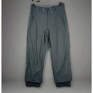 Burton Snow Pants Mens 2XL Gray Water-Resistant Ski Snowboard Adjustable Lined